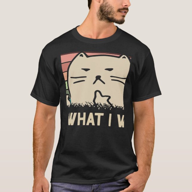 Retro I Do What I Want Cat Independent Rebel 3 T-Shirt (Front)