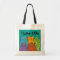 Retro i Love Cats Budget Tote Bag