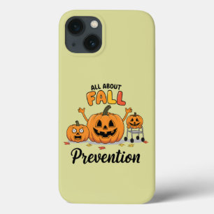Retro I Love Fall Prevention Fall Occupational iPhone 13 Case