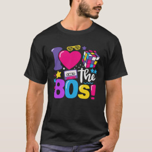 Retro I Love The 80 s Cassette Tape 80s Men Women T-Shirt