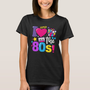 Retro I Love The 80 s Cassette Tape 80s Men Women T-Shirt