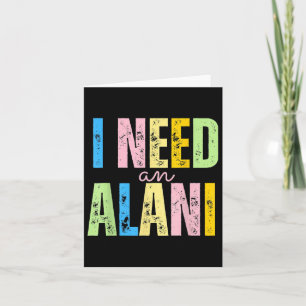 Retro I Need An Alani Retro Summer Vibes Family Card