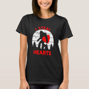 Retro I Steal Hearts Gorilla Lovers Boys Girls T-Shirt