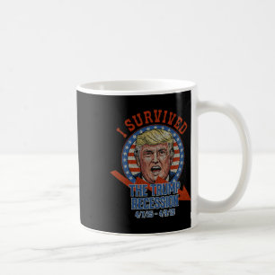 Retro I Survived The Trump Recession 4725 - 4925 Coffee Mug