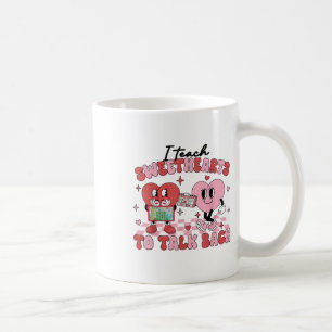 Retro I Teach Sweethearts To Talk Back Slp Speech Coffee Mug