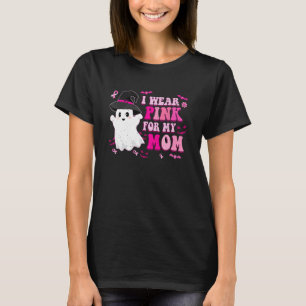 Retro I Wear Pink For My Mum Halloween Cute Pink G T-Shirt