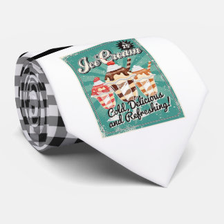 Retro Ice Cream Necktie