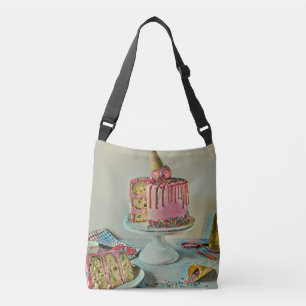 Retro ice cream popsicle crossbody bag