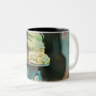 Retro ice cream popsicle Two-Tone coffee mug