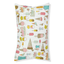 Retro Ice Cream Summer Party Pet Bed