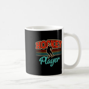 Retro Ice Hockey Player Winter Sports Ice Hockey C Coffee Mug