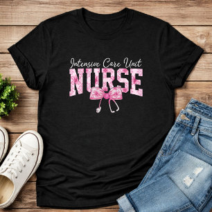 Retro ICU Nurse Intensive Care Unit Crew Women T-Shirt