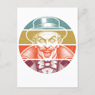 Retro Illusionist for Light Items Holiday Postcard