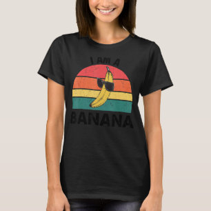 Retro I'm A Banana Women Mens Kids Toddler Boy T-Shirt
