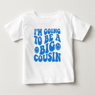  Retro I'm Going To Be a Big Cousin Baby T-Shirt