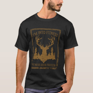 Retro I'm Into Fitness, Fit'Ness Deer in My Freeze T-Shirt