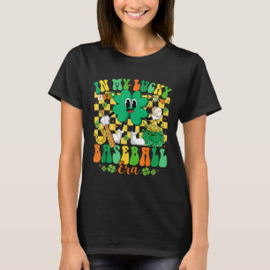 Retro In My Lucky Baseball Era St Patrick Day Base T-Shirt