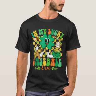 Retro In My Lucky Baseball Era St Patrick Day Base T-Shirt