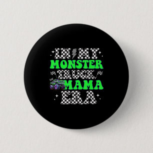 Retro In My Monster Truck Mama Era Monster Truck M 6 Cm Round Badge