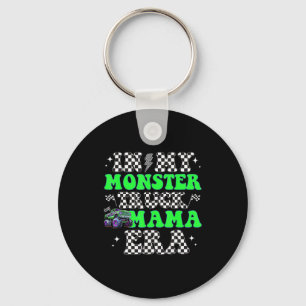 Retro In My Monster Truck Mama Era Monster Truck M Key Ring