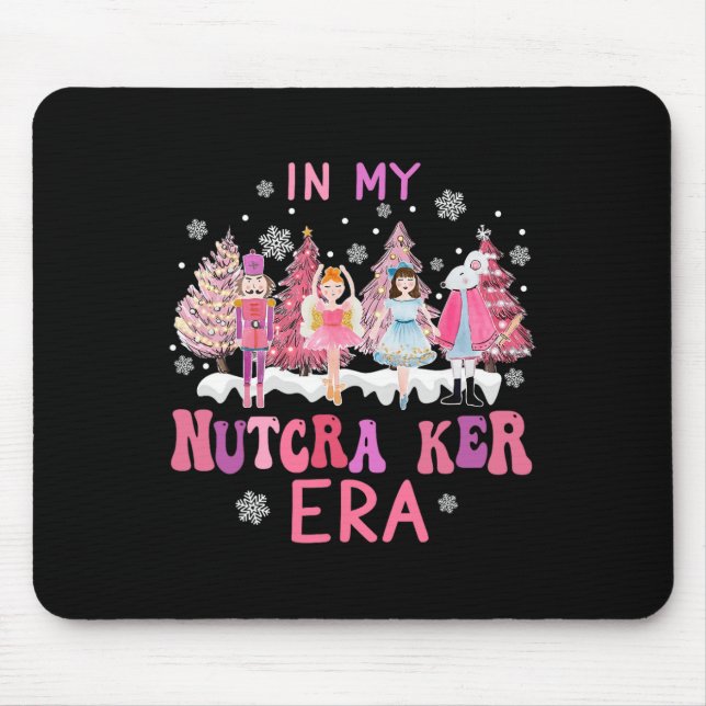 Retro In My Nutcracker Mum Era Christmas Nutcracke Mouse Pad (Front)