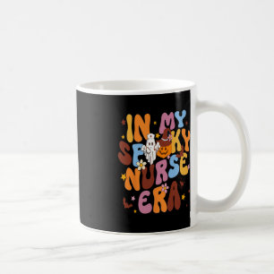 Retro In My Spooky Nurse Era Funny Spooky Nurse Ha Coffee Mug