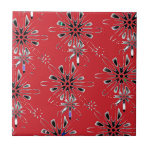 Retro in Red Ceramic Tile