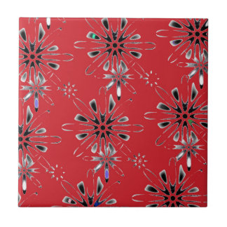 Retro in Red Ceramic Tile