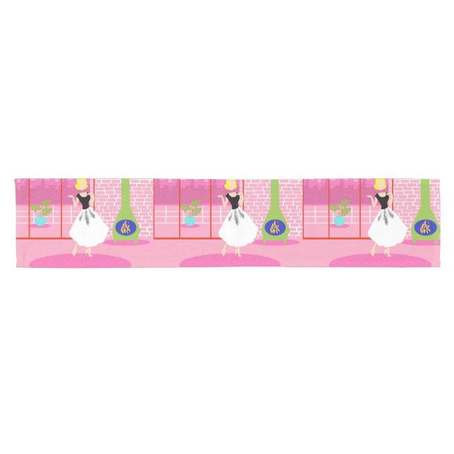 Retro In the Pink Table Runner (Horizontal)