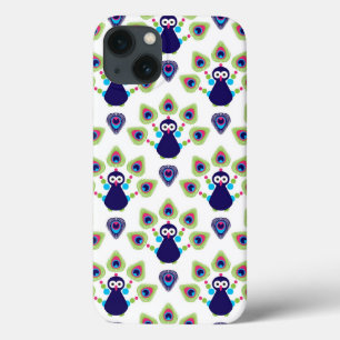 retro india exotic peacock iPhone 13 case