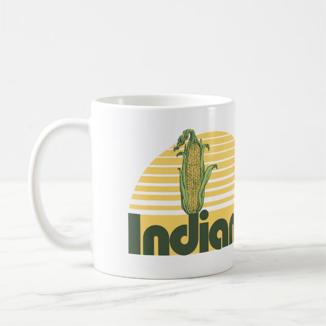 Retro Indiana Coffee Mug (Left)