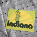 Retro Indiana Postcard<br><div class="desc">Amidst the golden fields of Indiana's embrace, where the whispers of the past meet the vibrant hues of today, there lies a retro charm, a nostalgic cadence echoing in the winds. Cornstalks sway in proud unison, guardians of a farming heritage rooted in pride. Here, the heartbeats of farmers meld with...</div>