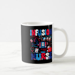 Retro Infusion Nurse Independence Day Intravenous Coffee Mug