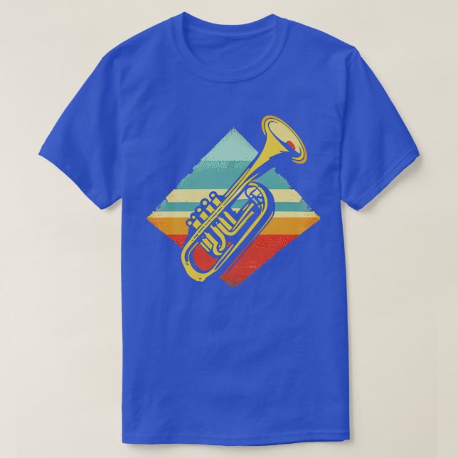 Retro Insignia Trumpet T-Shirt (Design Front)