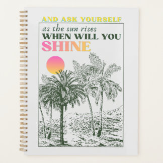 retro inspirational self care Quote Planner