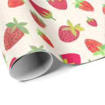 Retro-Inspired Hand-Illustrated Chic Strawberry