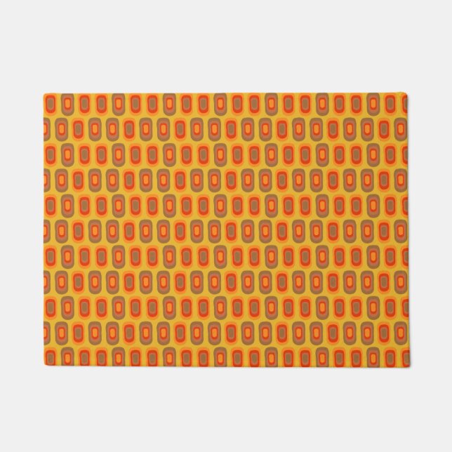 Retro Inspired Pattern Doormat (Front)