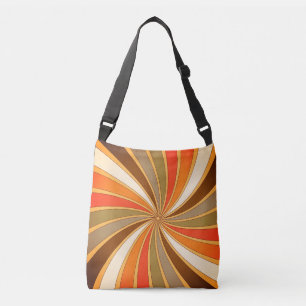 Retro Inspired Spinwheel Crossbody Bag