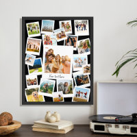 Retro Instant Film Picture 21 Photo Collage