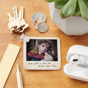 Retro Instant Print Outs, 80s Custom Photo Key Ring