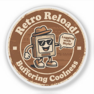 Retro Internet Culture "Lagging with Style" Gift 