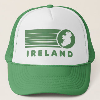 Retro Ireland Green Trucker Hat