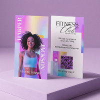 Retro Iridescent Holographic Fitness Trainer Photo