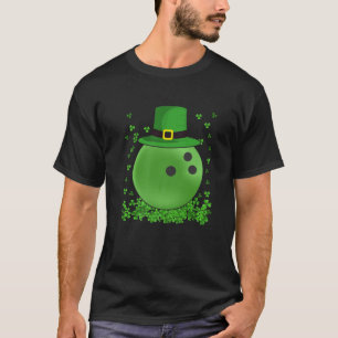 Retro Irish Bowling Shamrock Sports St. Patrick's T-Shirt