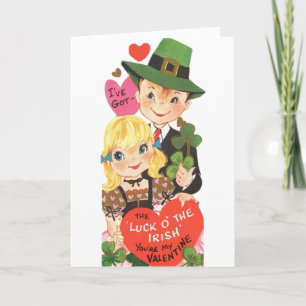 Retro Irish Valentine's Day Card