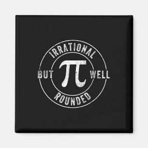 Retro Irrational But Well Rounded Pi Day Celebrati Magnet