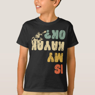 Retro Is My Kayak Ok Whitewater Kayaker Paddle T-Shirt