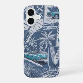 Retro Island Cruiser iPhone 16 Case