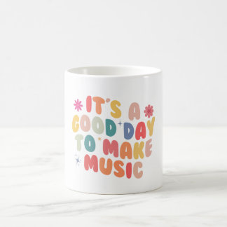 Retro It’s A Good Day To Make Music Coffee Mug