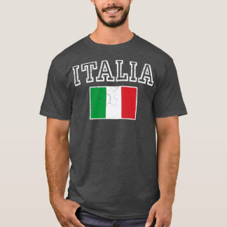 Retro Italia Flag Italian Italy Italiano T-Shirt
